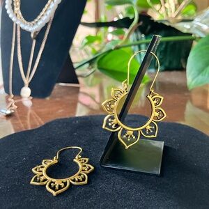 Gold Filigree Earrings
